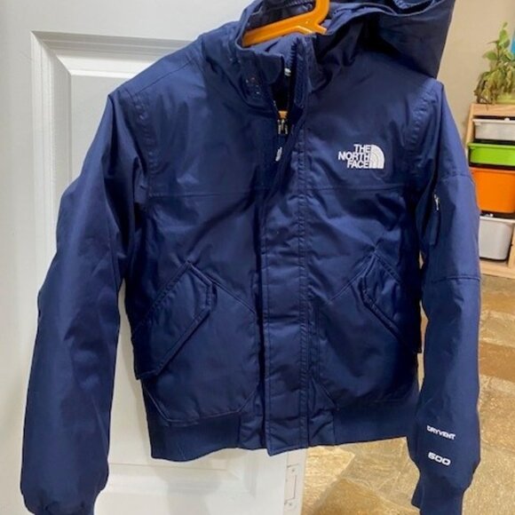 Boys North Face Gotham Down Jacket Navy Blue - Picture 1 of 3